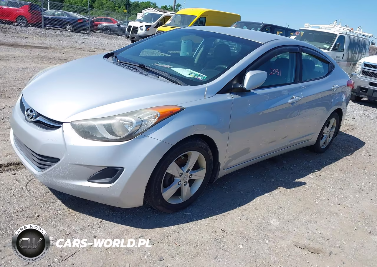 2013 Hyundai Elantra Gls VIN:5NPDH4AE6DH397752 - 2