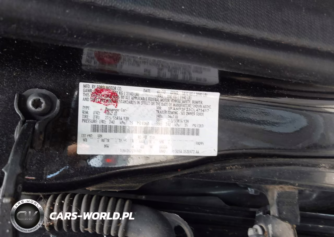 2012 Ford Focus Se VIN:1FAHP3F23CL475417 - 9