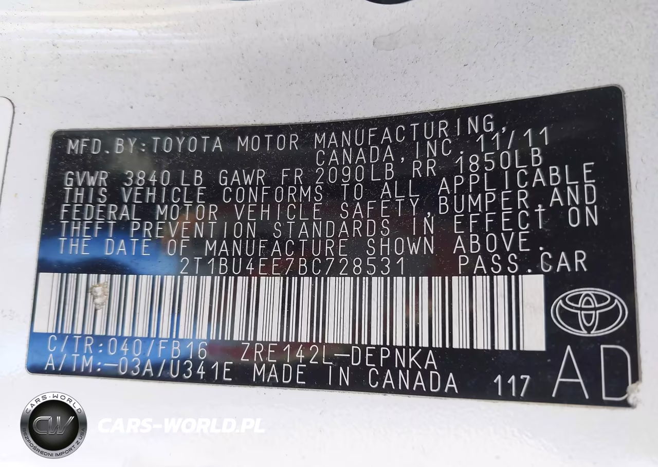 2011 Toyota Corolla Le VIN:2T1BU4EE7BC728531 - 9