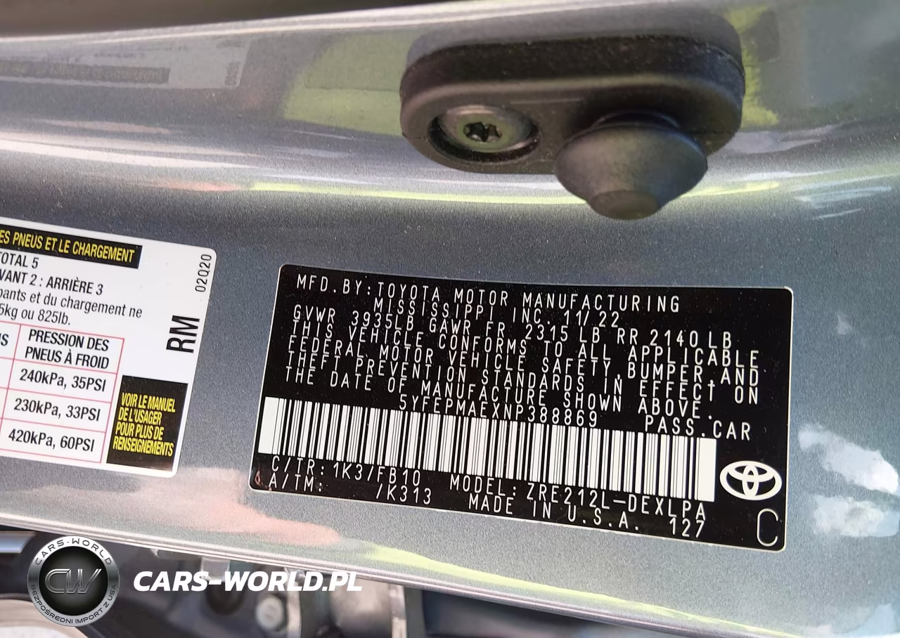 2022 Toyota Corolla Le VIN:5YFEPMAEXNP388869 - 9