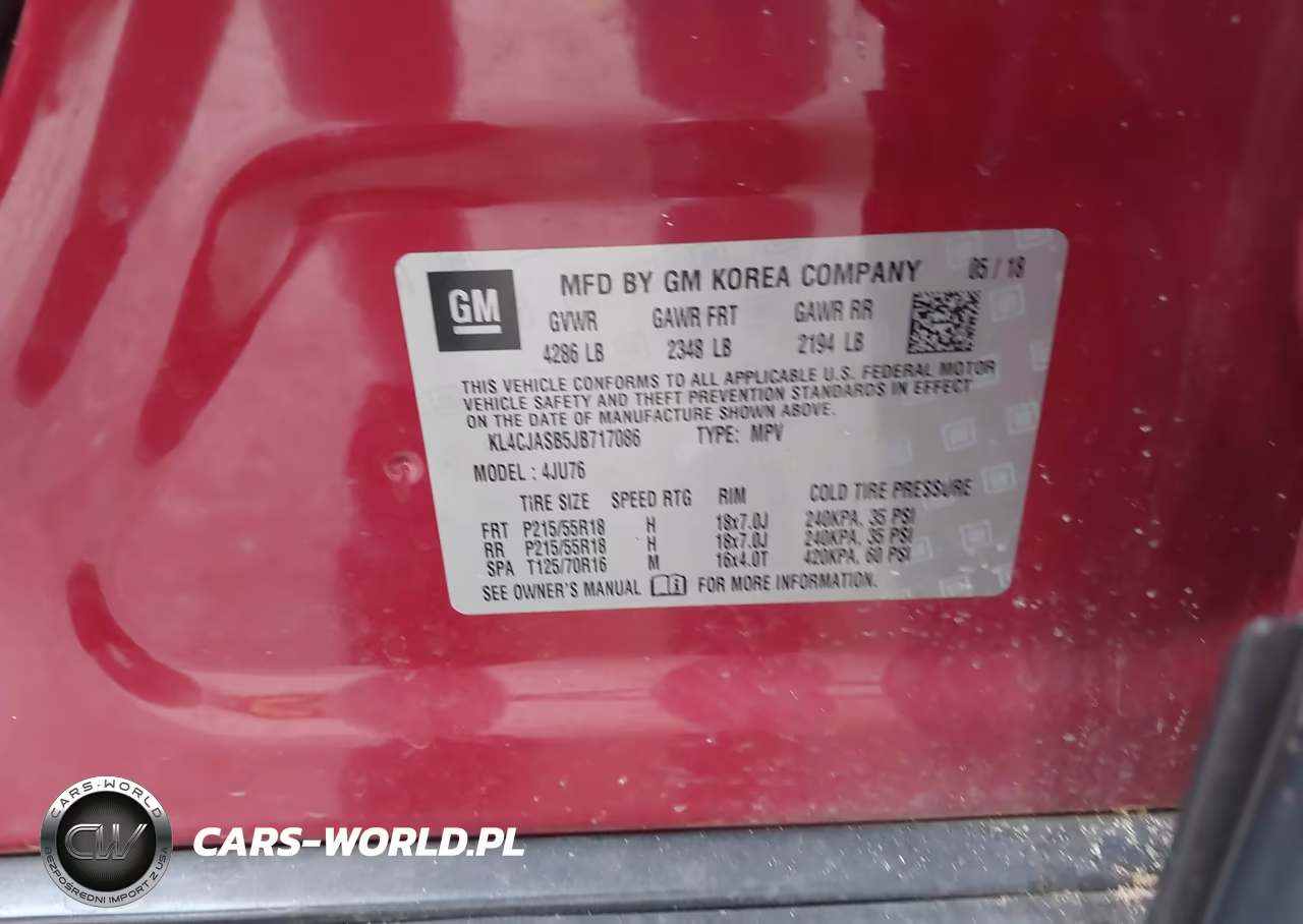 2018 Buick Encore Preferred VIN:KL4CJASB5JB717086 - 9