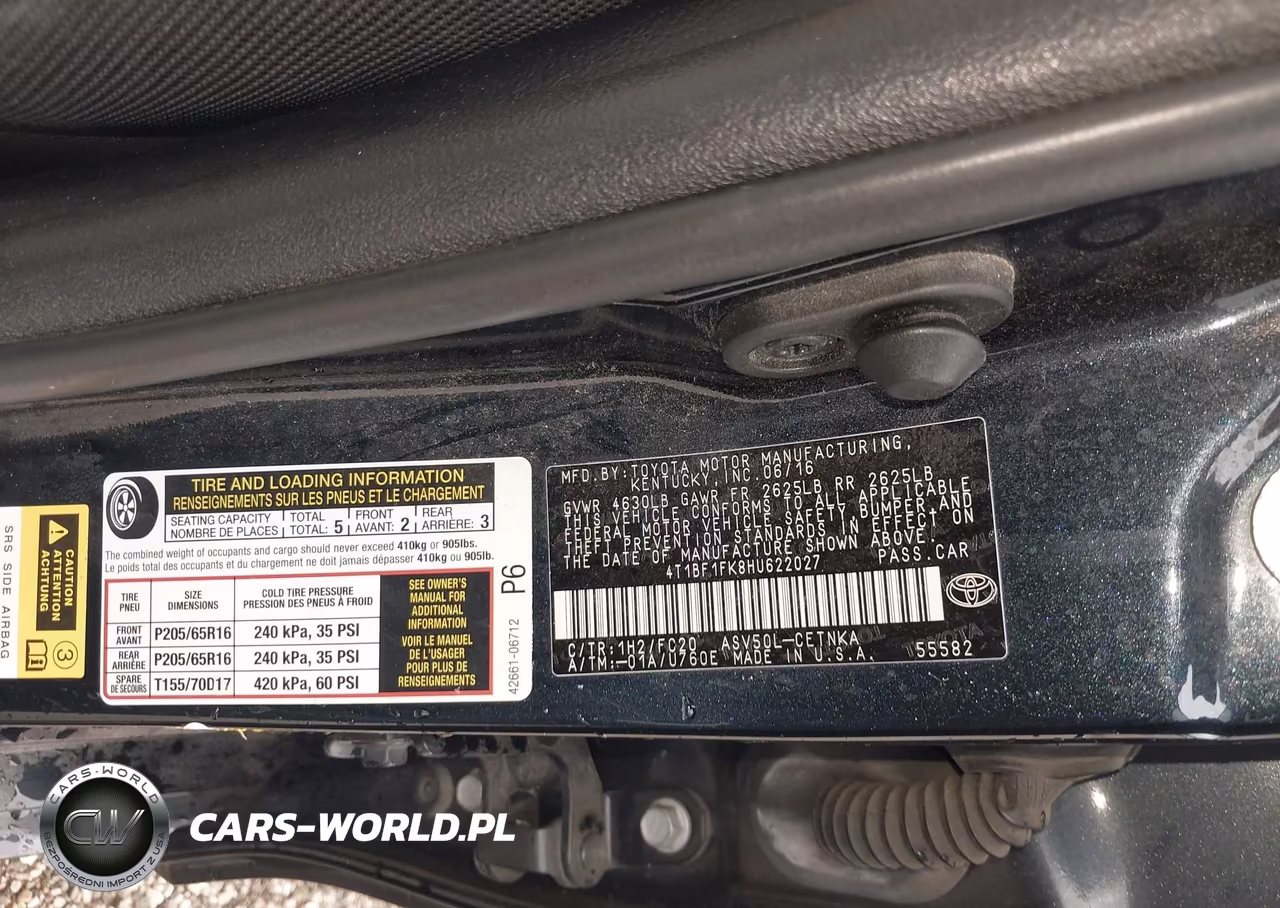 2017 Toyota Camry Le VIN:4T1BF1FK8HU622027 - 9
