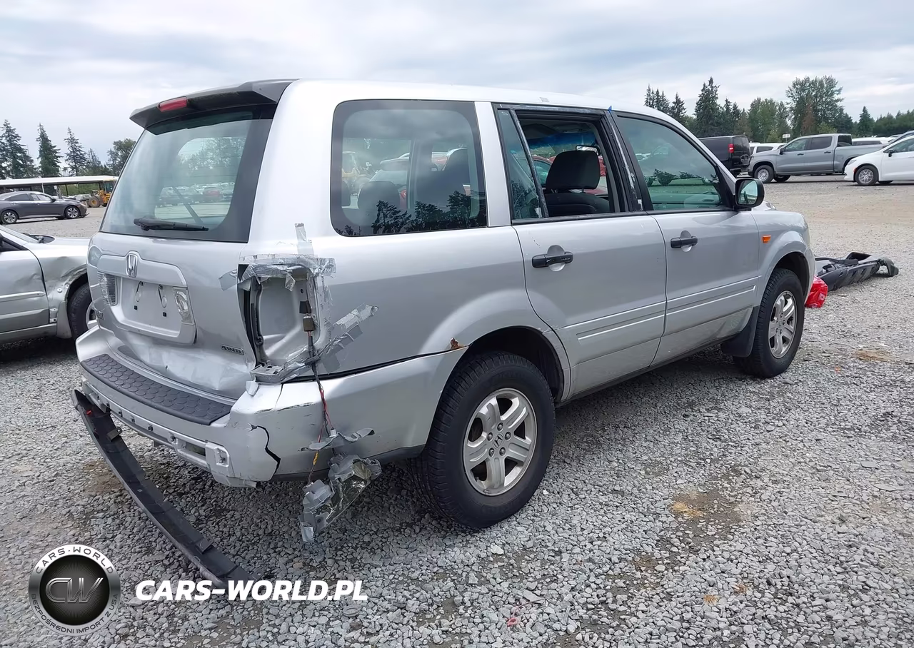 2006 Honda Pilot Lx VIN:2HKYF18126H538618 - 4