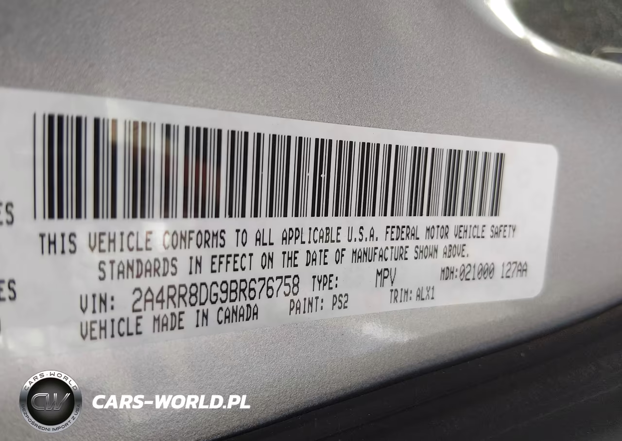 2011 Chrysler Town & Country Touring-L VIN:2A4RR8DG9BR676758 - 9