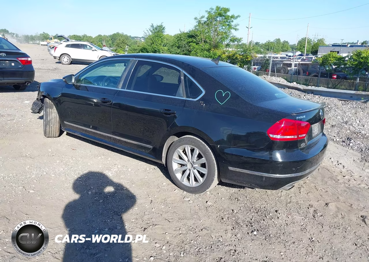 2012 Volkswagen Passat 2.5L Sel Premium VIN:1VWCP7A34CC005745 - 3