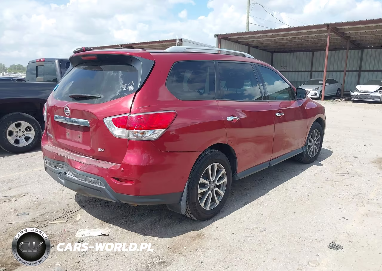 2015 Nissan Pathfinder Sv VIN:5N1AR2MN6FC643855 - 4
