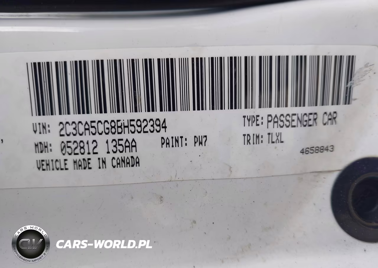 2011 Chrysler 300 Limited VIN:2C3CA5CG8BH592394 - 9