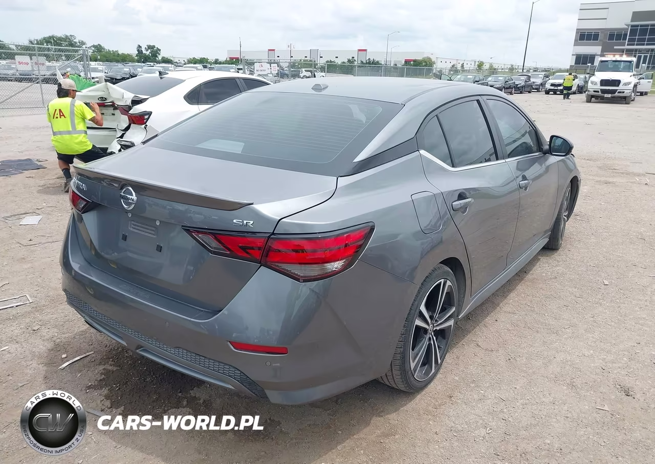 2021 Nissan Sentra Sr Xtronic Cvt VIN:3N1AB8DV2MY313830 - 4