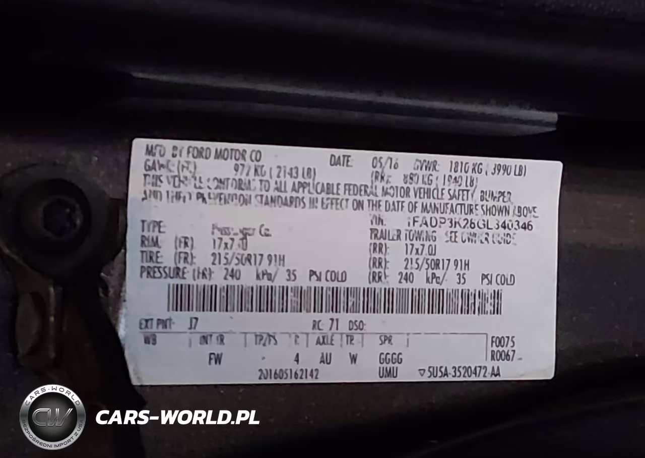 2016 Ford Focus Se VIN:1FADP3K28GL340346 - 9