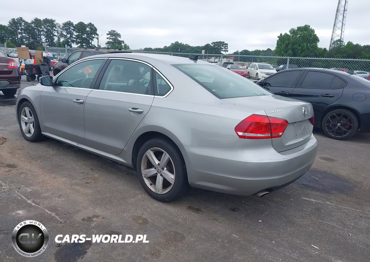 2013 Volkswagen Passat 2.5L Se VIN:1VWBH7A38DC102778 - 3