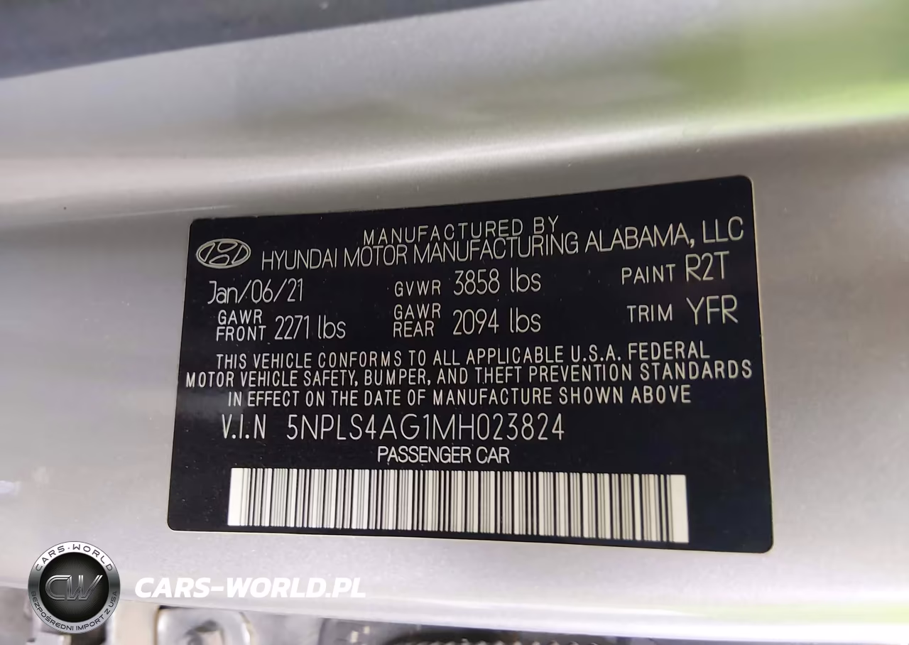 2021 Hyundai Elantra Sel VIN:5NPLS4AG1MH023824 - 9