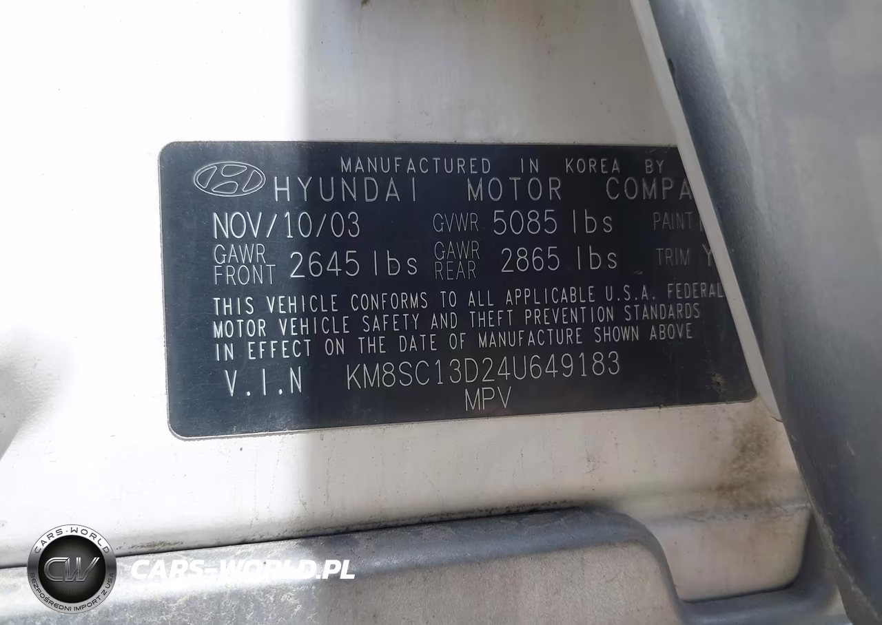 2004 Hyundai Santa Fe Gls VIN:KM8SC13D24U649183 - 9