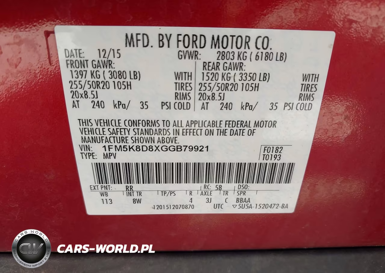 2016 Ford Explorer Xlt VIN:1FM5K8D8XGGB79921 - 9