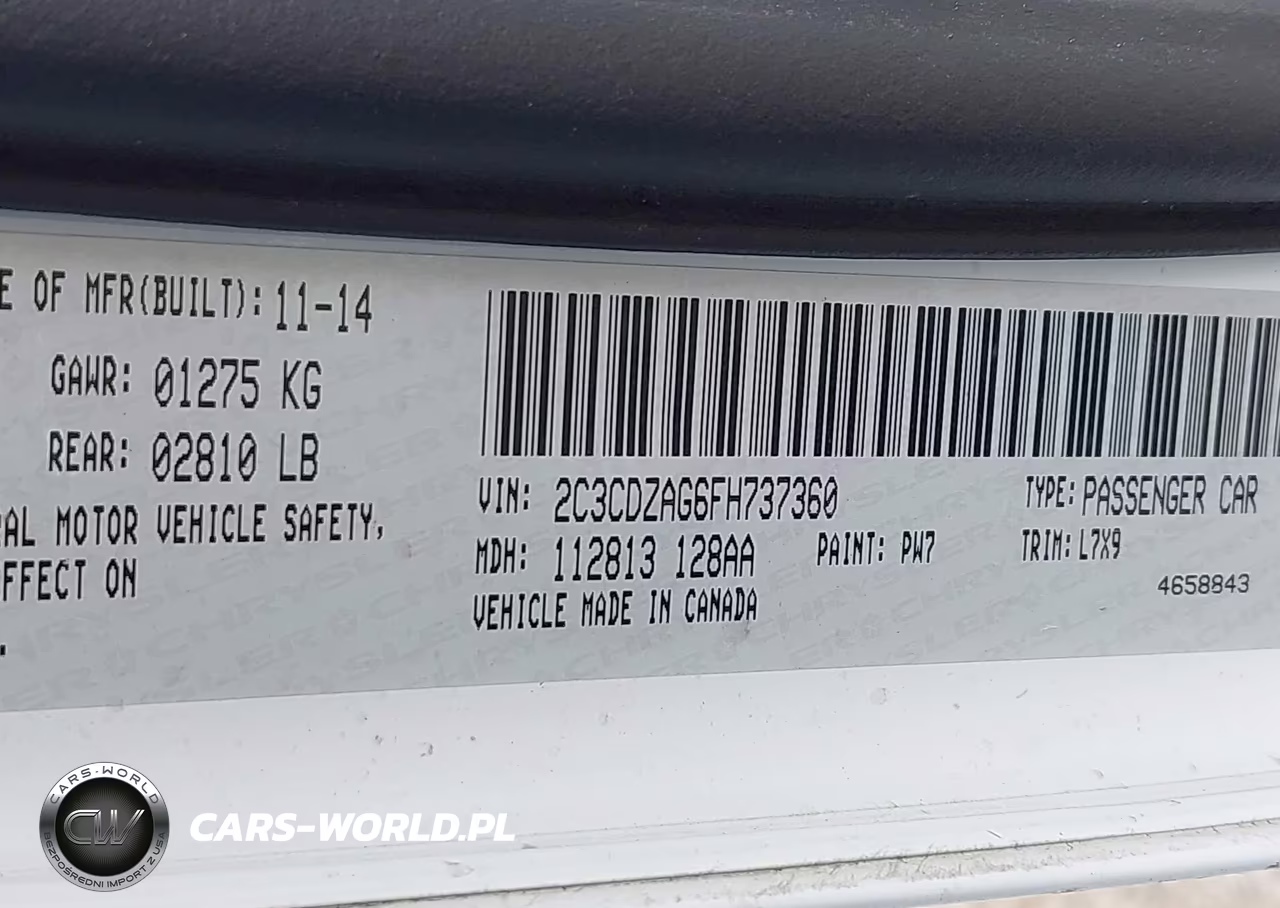 2015 Dodge Challenger Sxt VIN:2C3CDZAG6FH737360 - 9