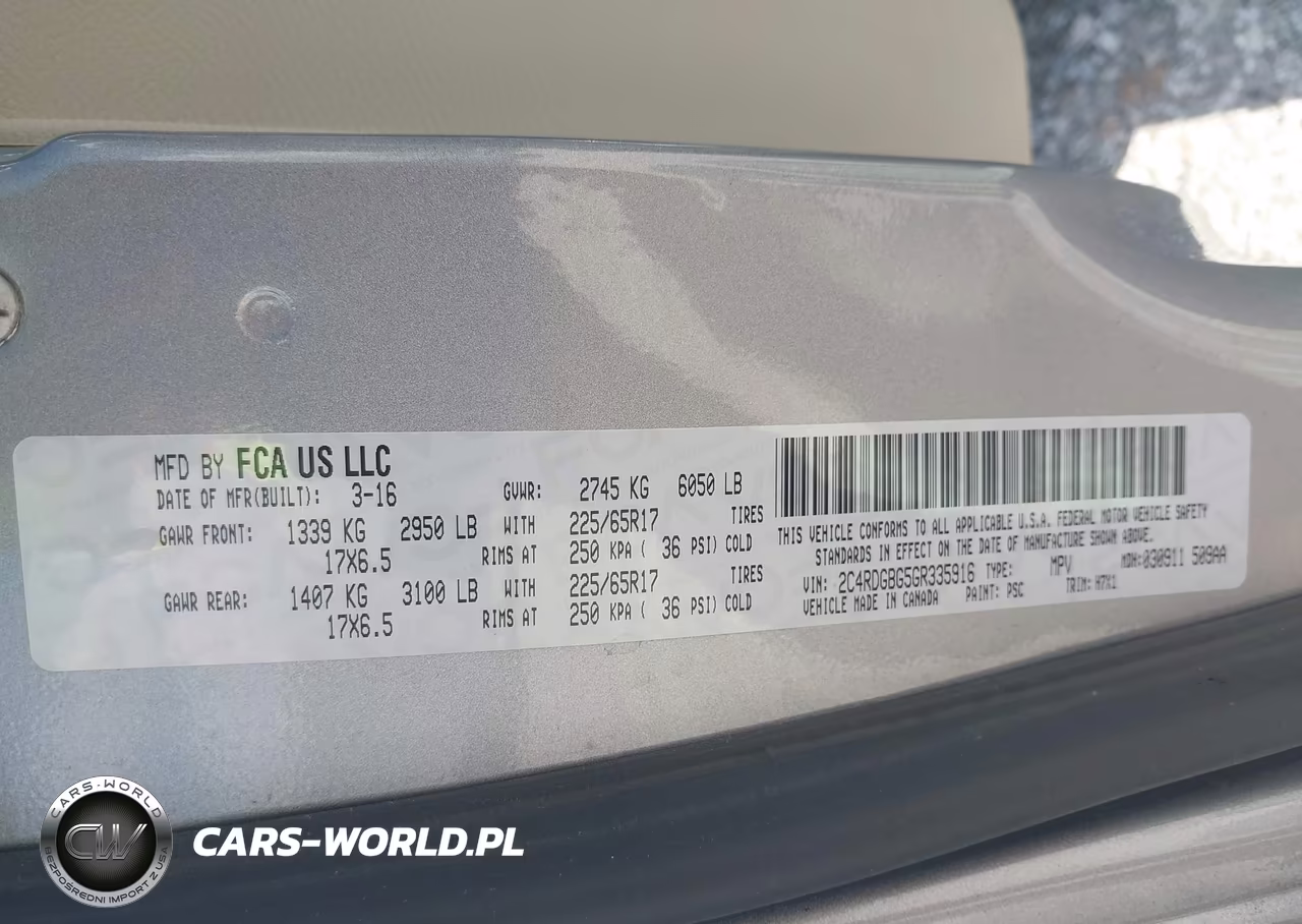 2016 Dodge Grand Caravan Se VIN:2C4RDGBG5GR335916 - 9
