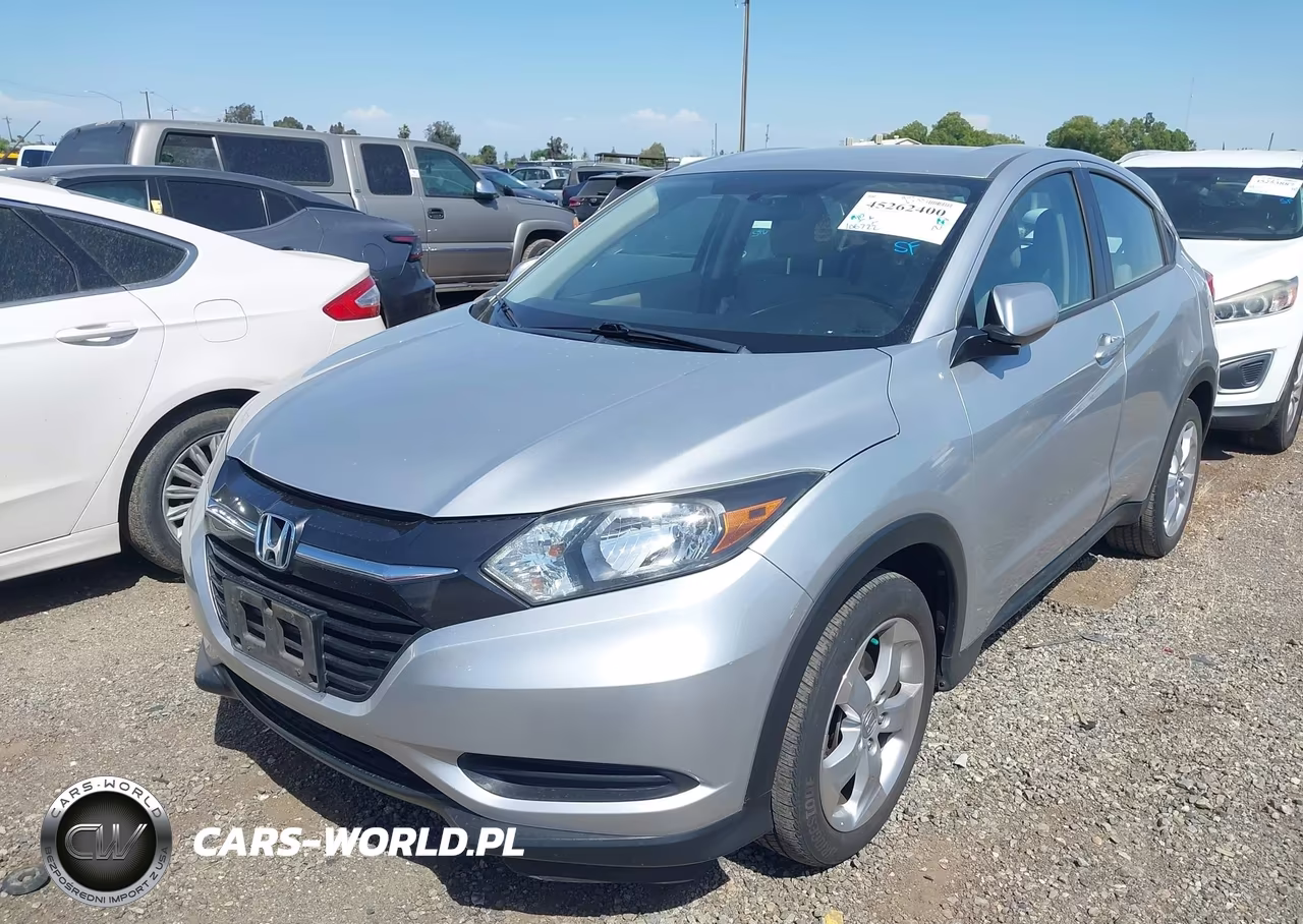 2016 Honda Hr-V Lx VIN:3CZRU5H35GM705854 - 2