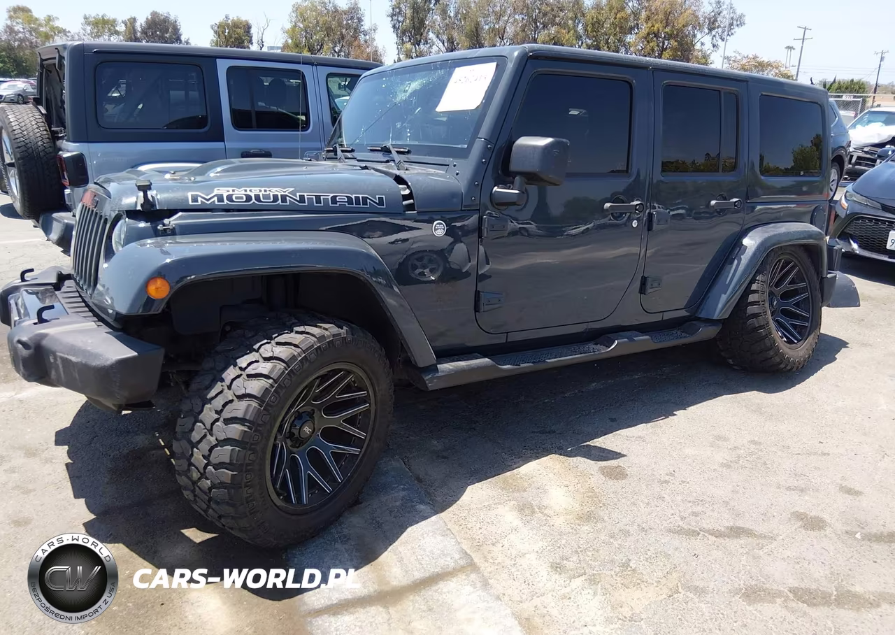 2017 Jeep Wrangler Unlimited Smoky Mountain 4X4 VIN:1C4HJWEG7HL674987 - 2