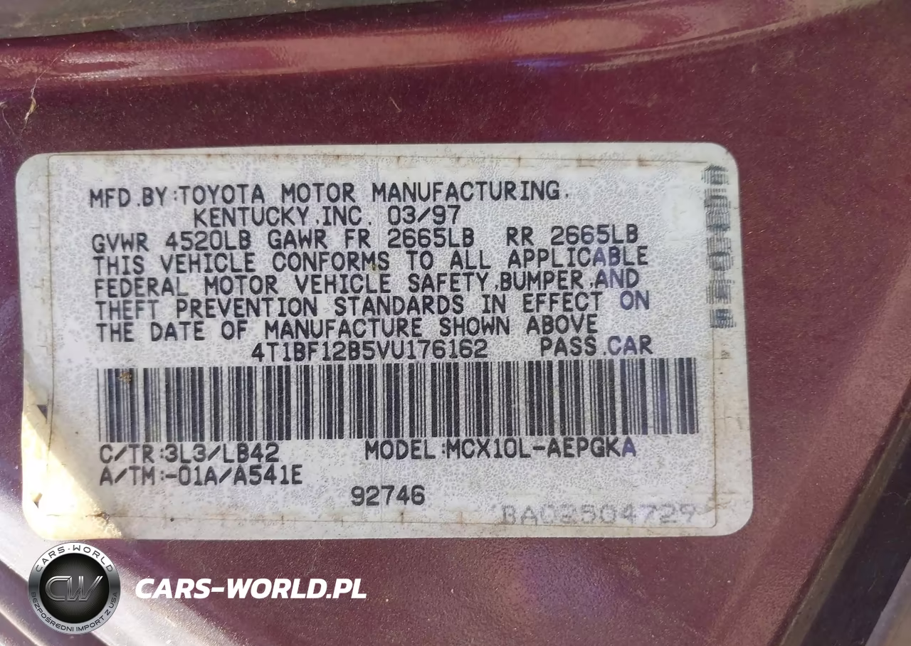 1997 Toyota Avalon Xls VIN:4T1BF12B5VU176162 - 9