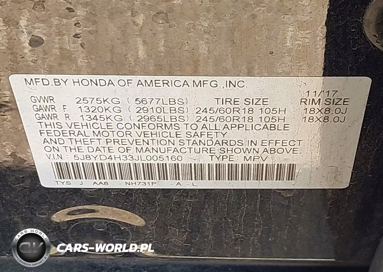 2018 Acura Mdx VIN:5J8YD4H33JL005160 - 9