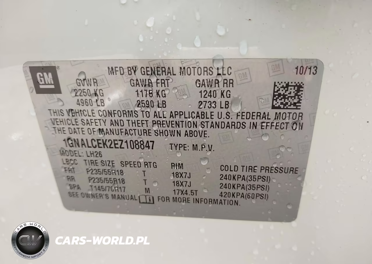 2014 Chevrolet Equinox 2Lt VIN:1GNALCEK2EZ108847 - 9