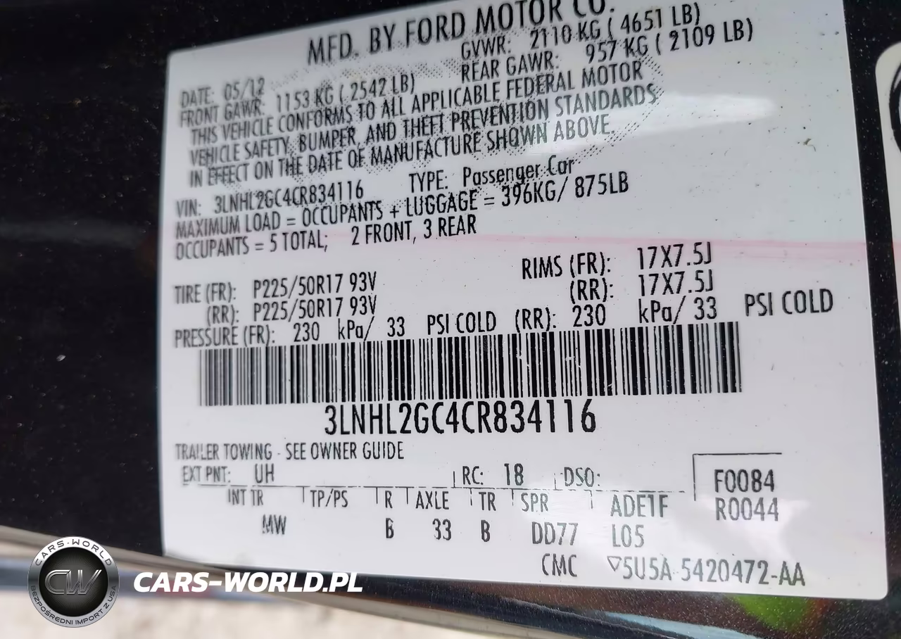 2012 Lincoln Mkz VIN:3LNHL2GC4CR834116 - 9
