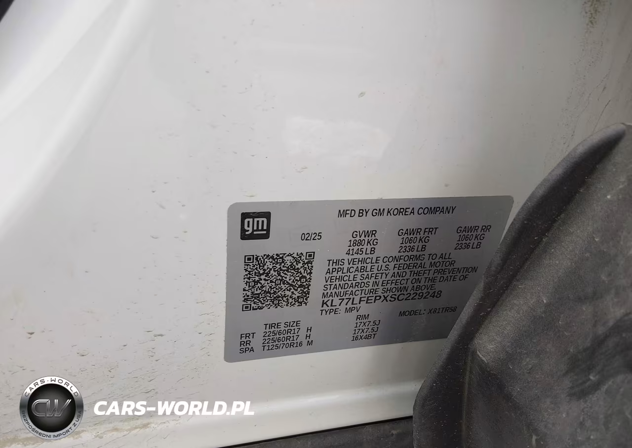 2025 Chevrolet Trax Fwd Ls VIN:KL77LFEPXSC229248 - 9