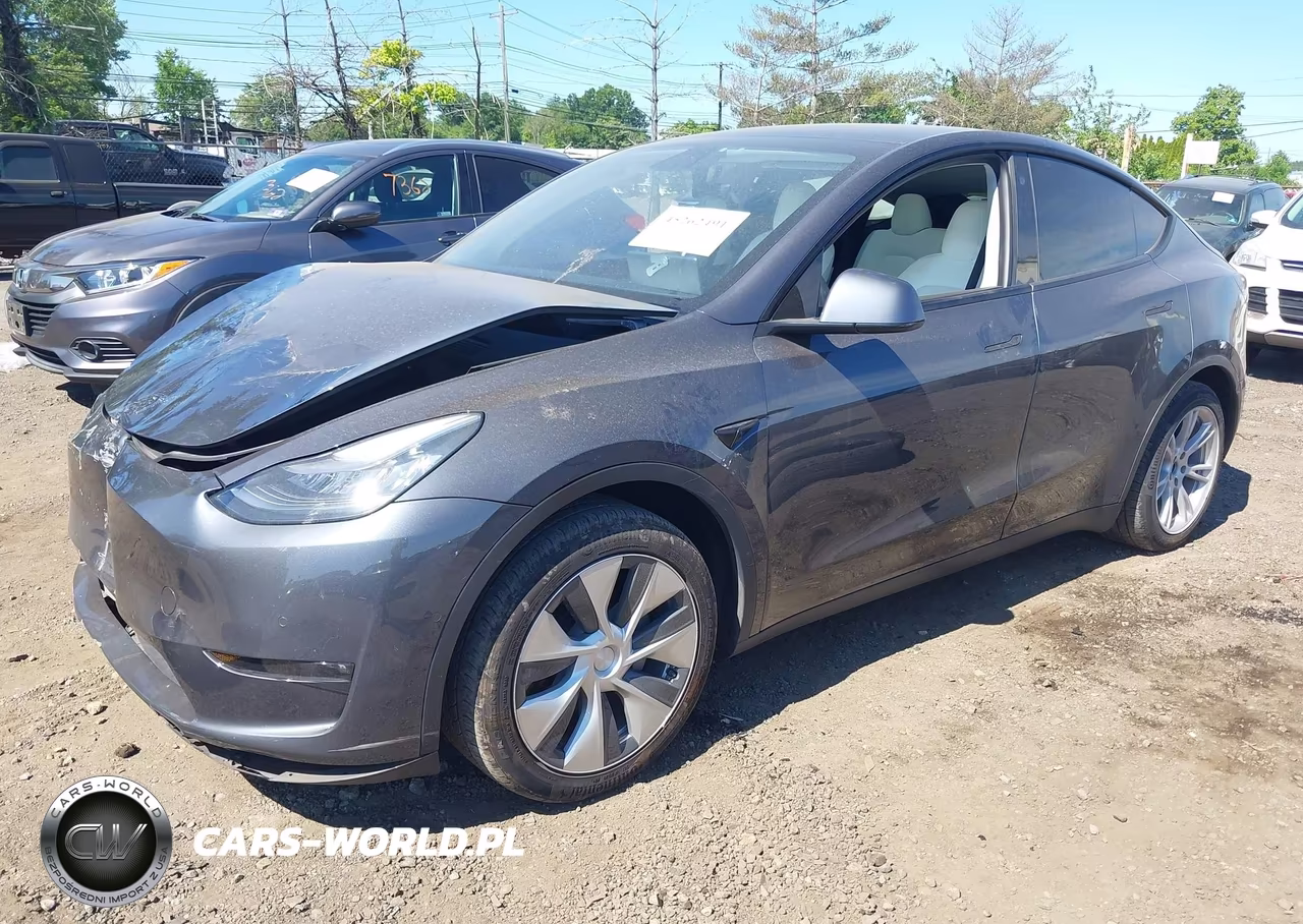2021 Tesla Model Y Long Range Dual Motor All-Wheel Drive VIN:5YJYGAEEXMF136894 - 2