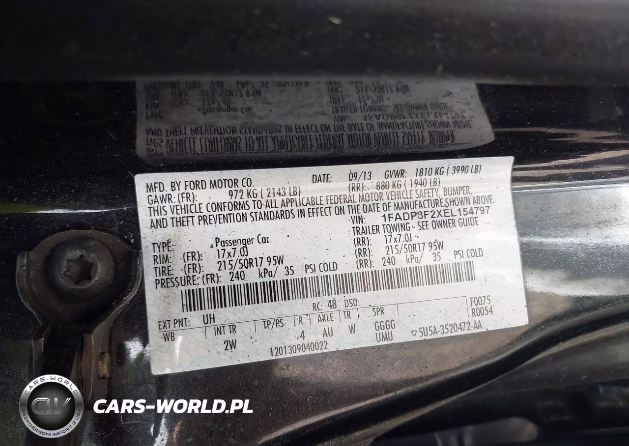 2014 Ford Focus Se VIN:1FADP3F2XEL154797 - 9