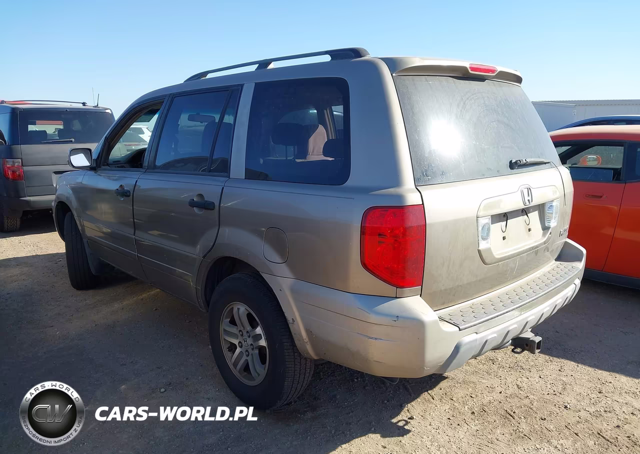 2005 Honda Pilot Ex-L VIN:2HKYF18685H526659 - 3
