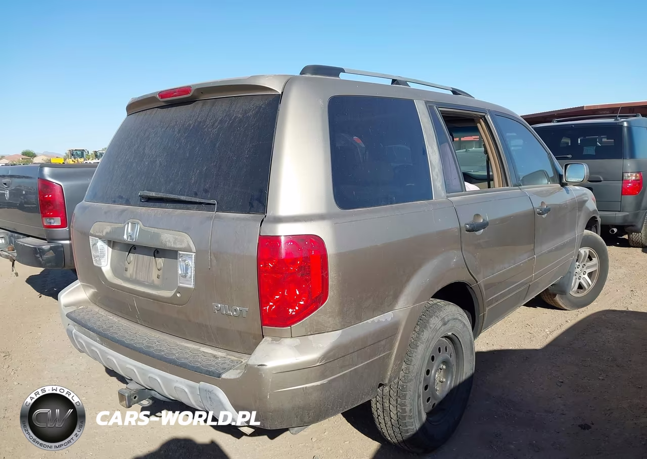2005 Honda Pilot Ex-L VIN:2HKYF18685H526659 - 4