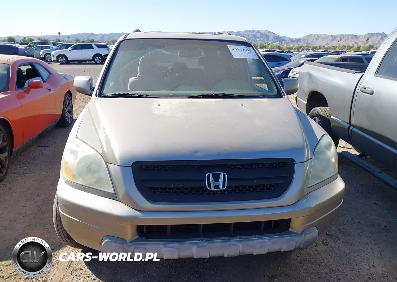 2005 Honda Pilot Ex-L VIN:2HKYF18685H526659 - 6
