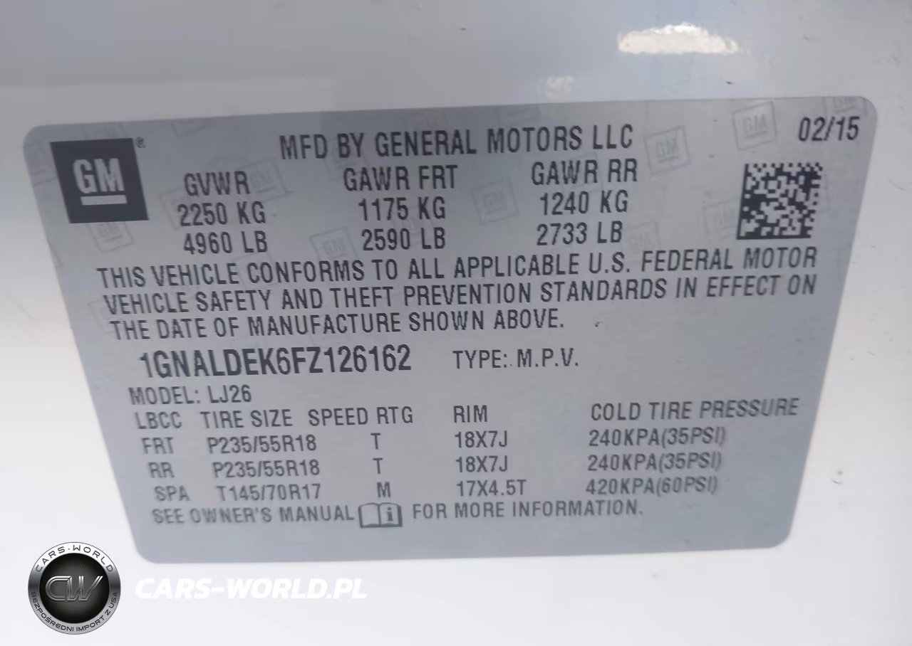 2015 Chevrolet Equinox Ltz VIN:1GNALDEK6FZ126162 - 9