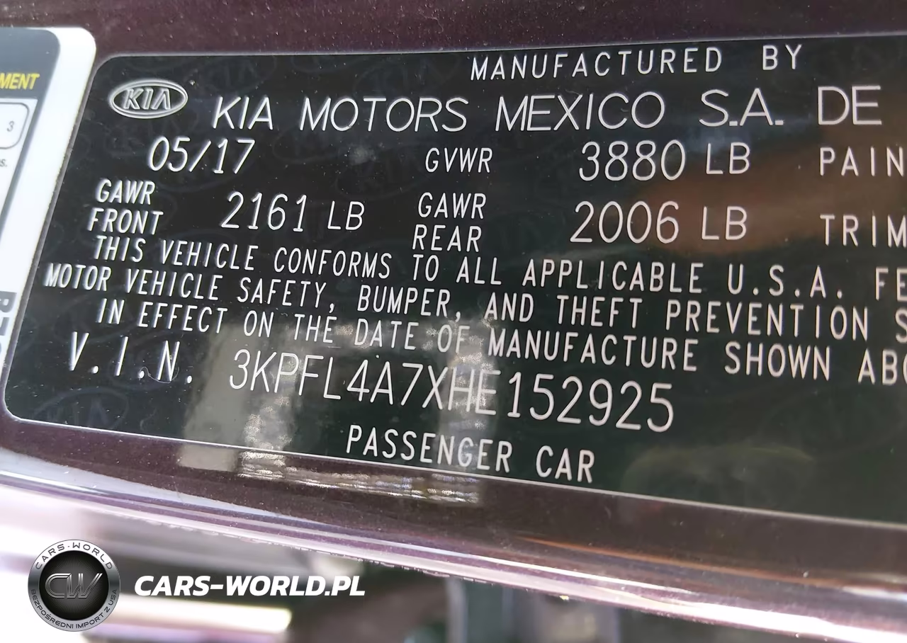 2017 Kia Forte Lx VIN:3KPFL4A7XHE152925 - 9