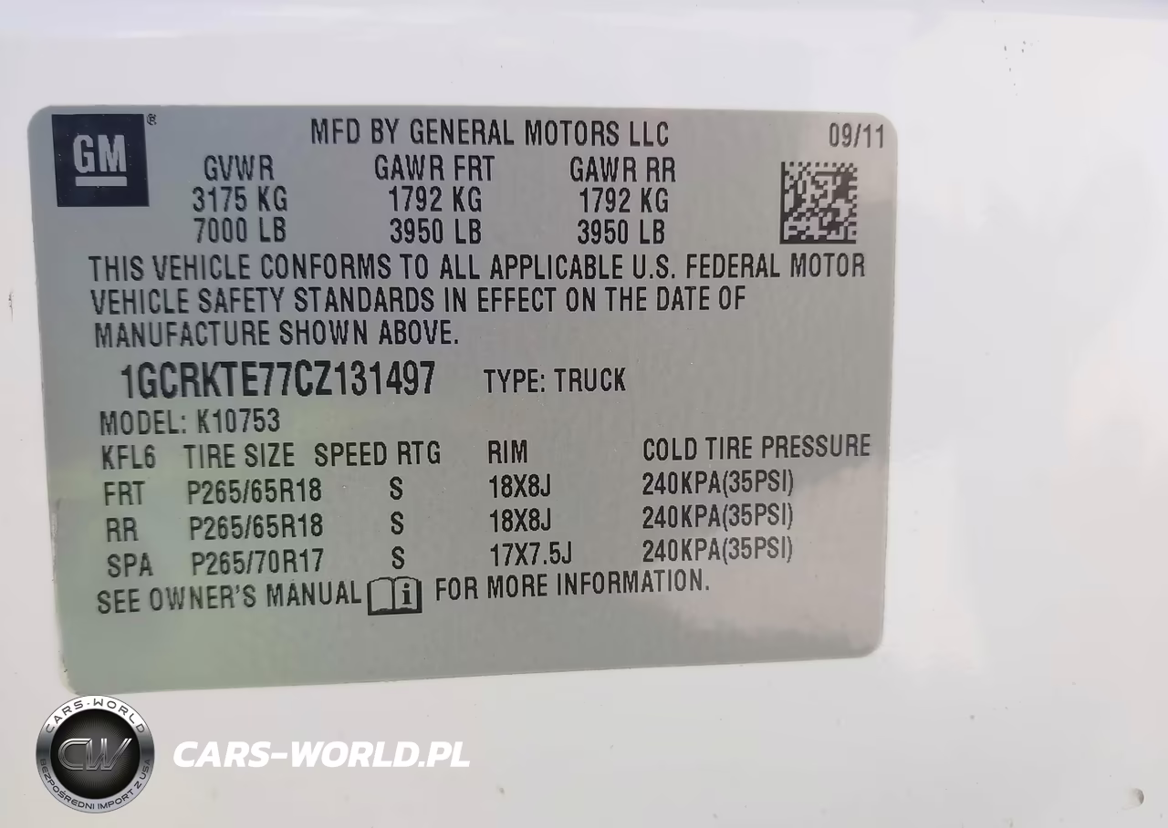 2012 Chevrolet Silverado 1500 Ltz VIN:1GCRKTE77CZ131497 - 8