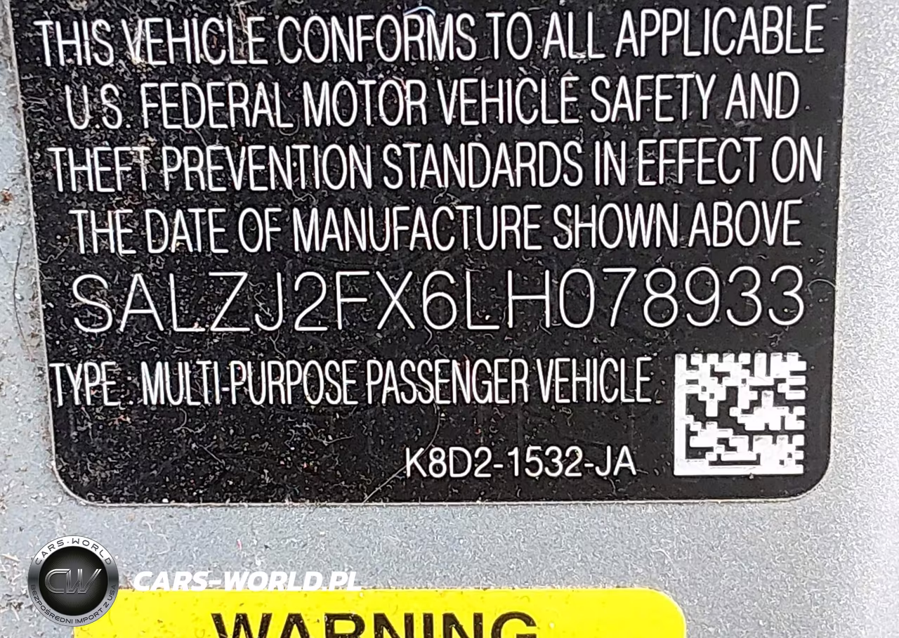 2020 Land Rover Range Rover Evoque S VIN:SALZJ2FX6LH078933 - 9