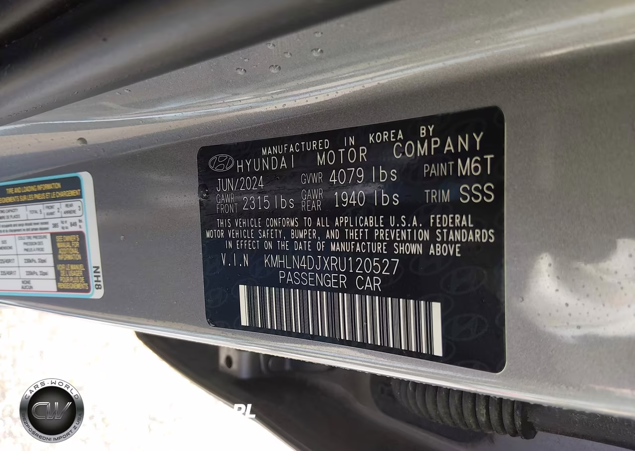 2024 Hyundai Elantra Hybrid Limited VIN:KMHLN4DJXRU120527 - 9