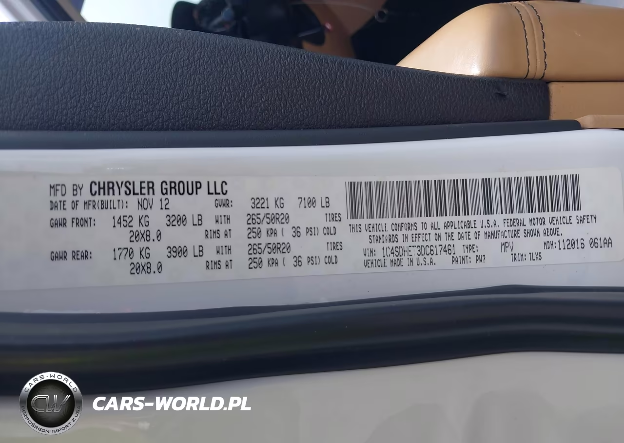 2013 Dodge Durango Citadel VIN:1C4SDHET3DC617461 - 9