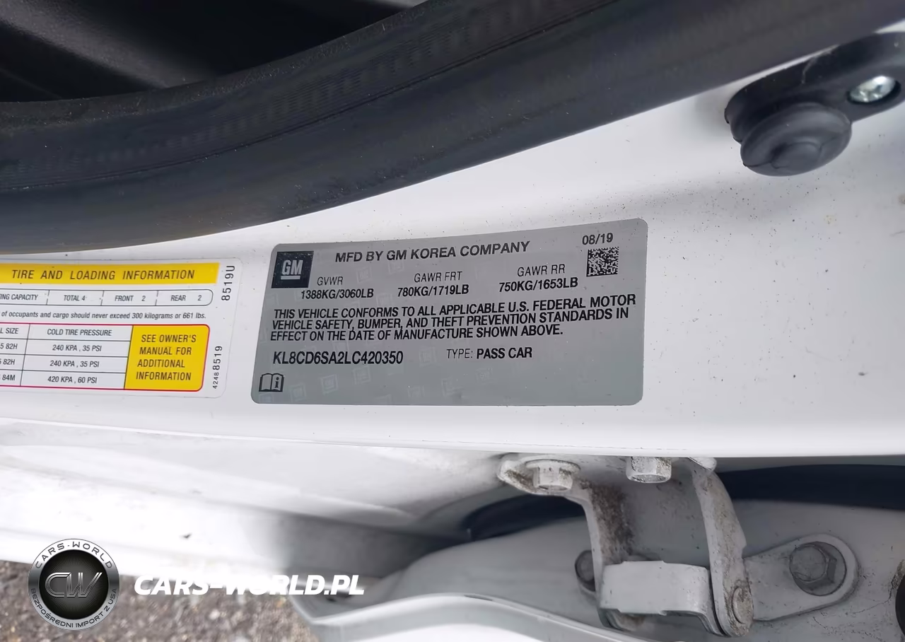2020 Chevrolet Spark Fwd 1Lt Automatic VIN:KL8CD6SA2LC420350 - 9