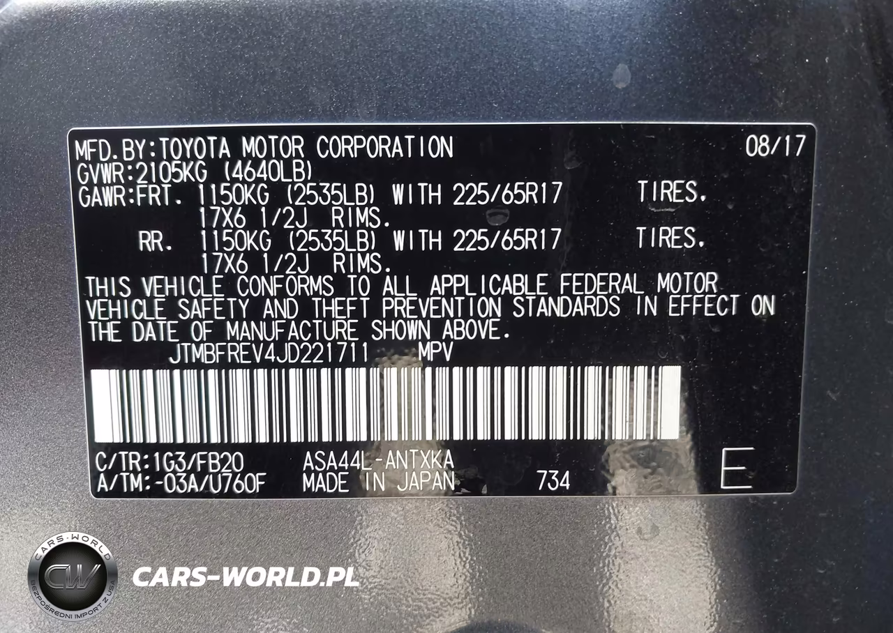 2018 Toyota Rav4 Le VIN:JTMBFREV4JD221711 - 9