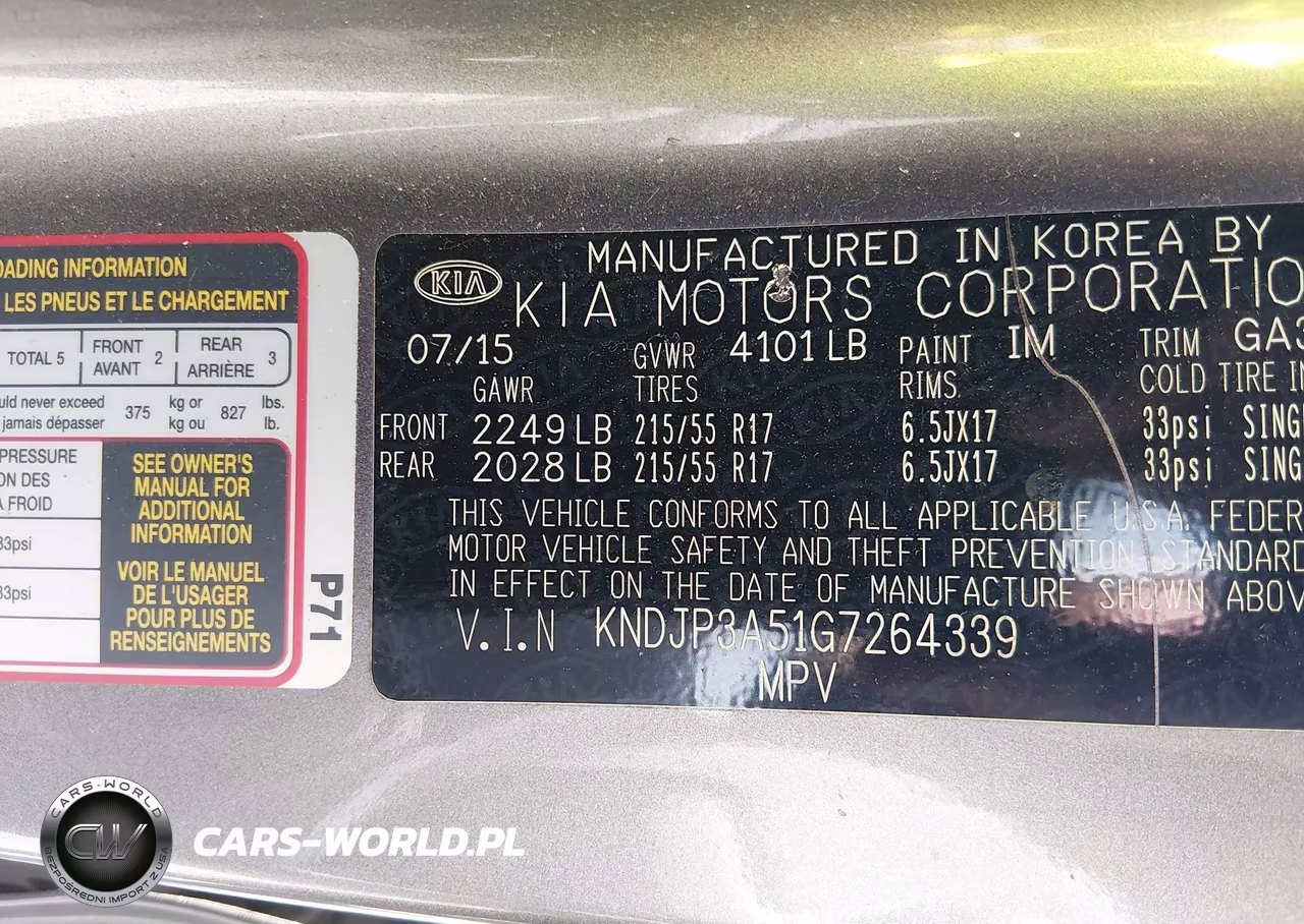 2016 Kia Soul + VIN:KNDJP3A51G7264339 - 9