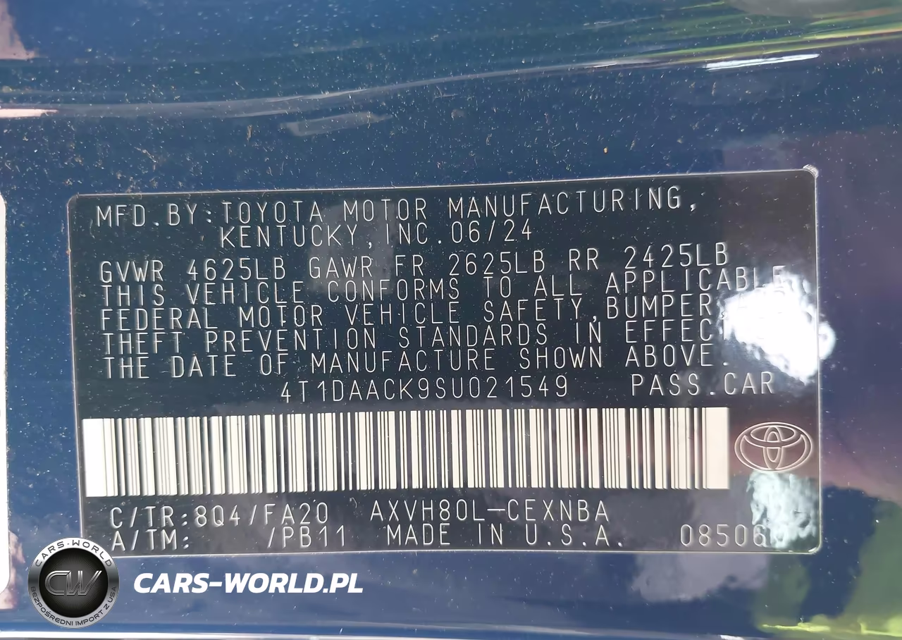 2025 Toyota Camry Le VIN:4T1DAACK9SU021549 - 9