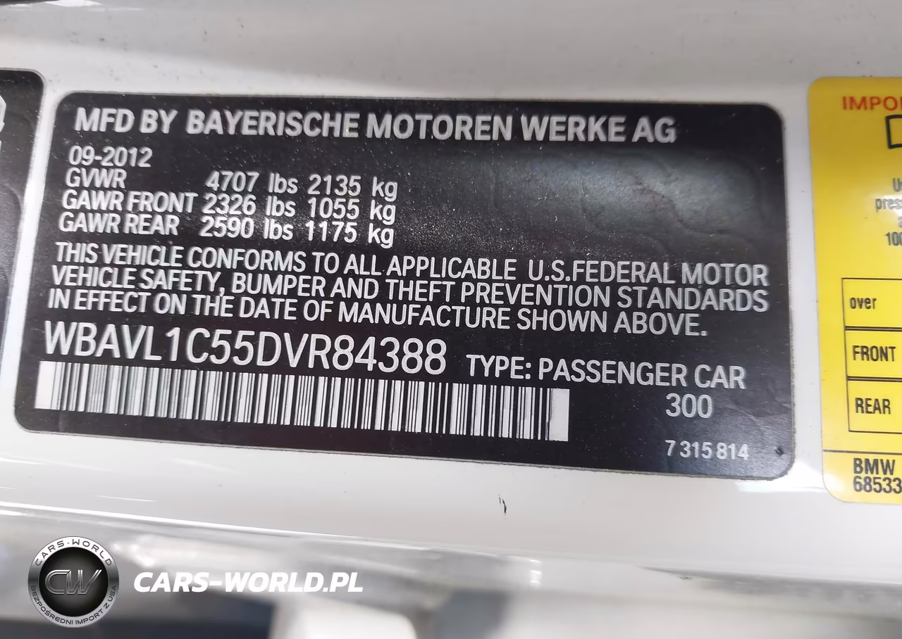 2013 BMW X1 xDrive28I VIN:WBAVL1C55DVR84388 - 9