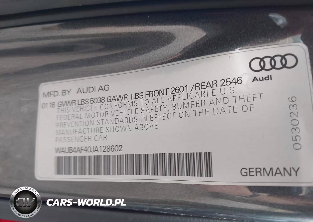 2018 Audi S4 3.0T Premium Plus VIN:WAUB4AF40JA128602 - 9