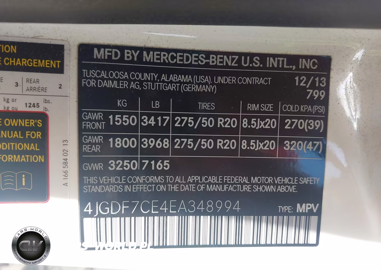 2014 Mercedes-Benz Gl 450 4Matic VIN:4JGDF7CE4EA348994 - 9