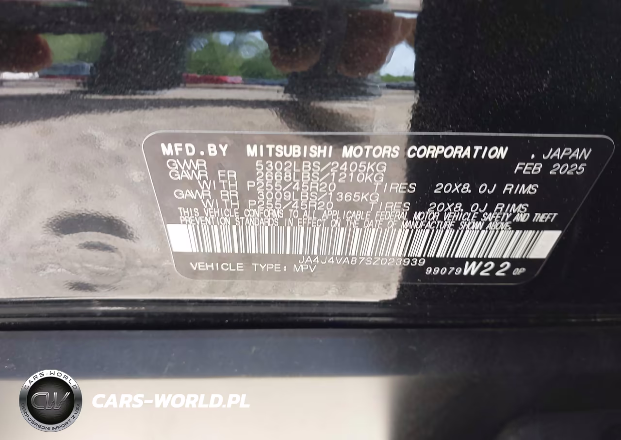 2025 Mitsubishi Outlander Se 2.5 S-Awc VIN:JA4J4VA87SZ023939 - 9