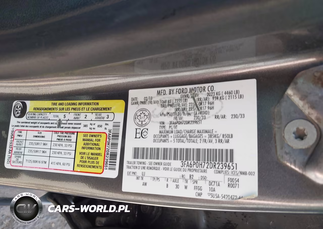 2013 Ford Fusion Se VIN:3FA6P0H72DR239651 - 9
