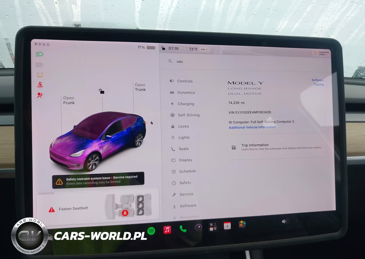 2021 Tesla Model Y Long Range Dual Motor All-Wheel Drive VIN:5YJYGDEE4MF063426 - 19