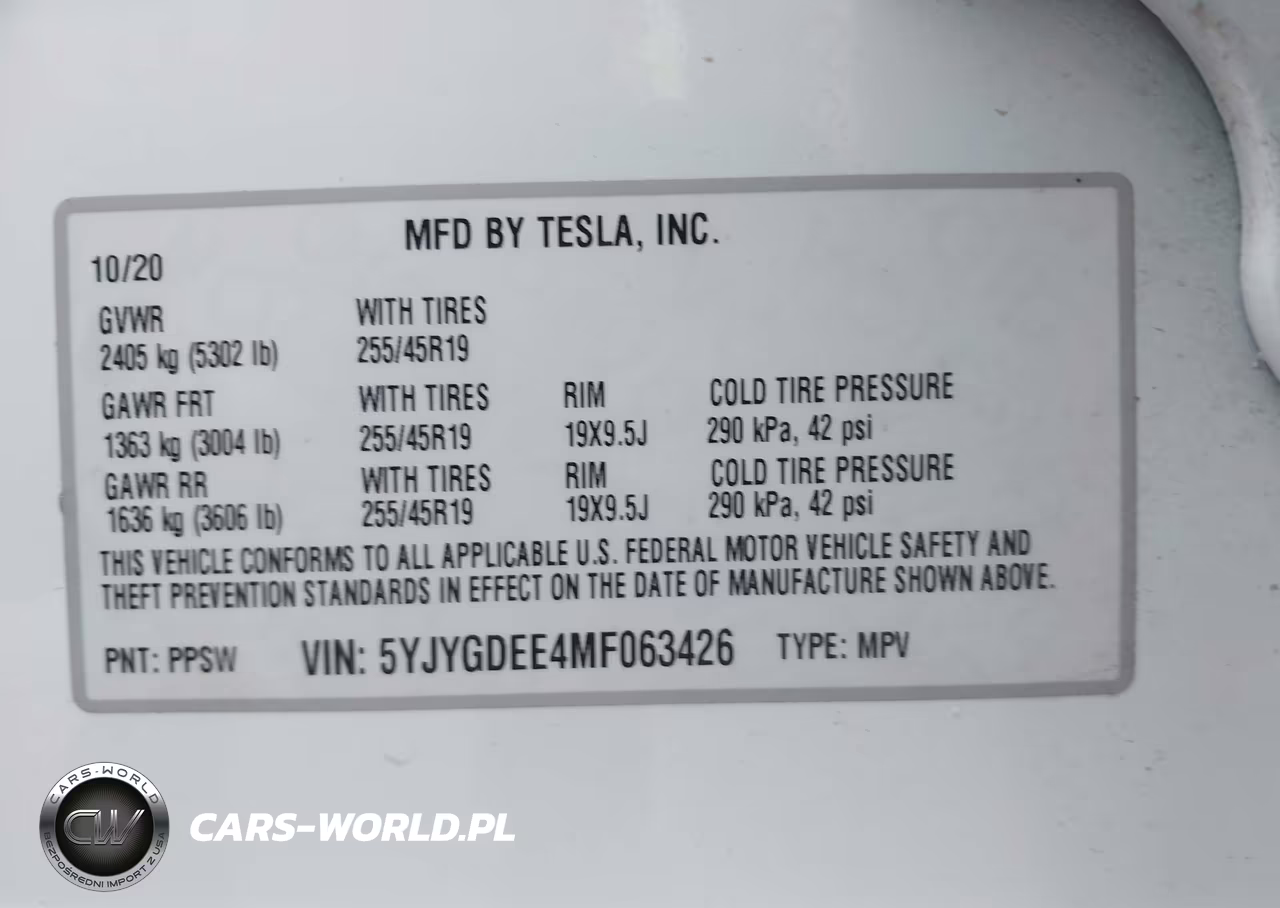 2021 Tesla Model Y Long Range Dual Motor All-Wheel Drive VIN:5YJYGDEE4MF063426 - 9