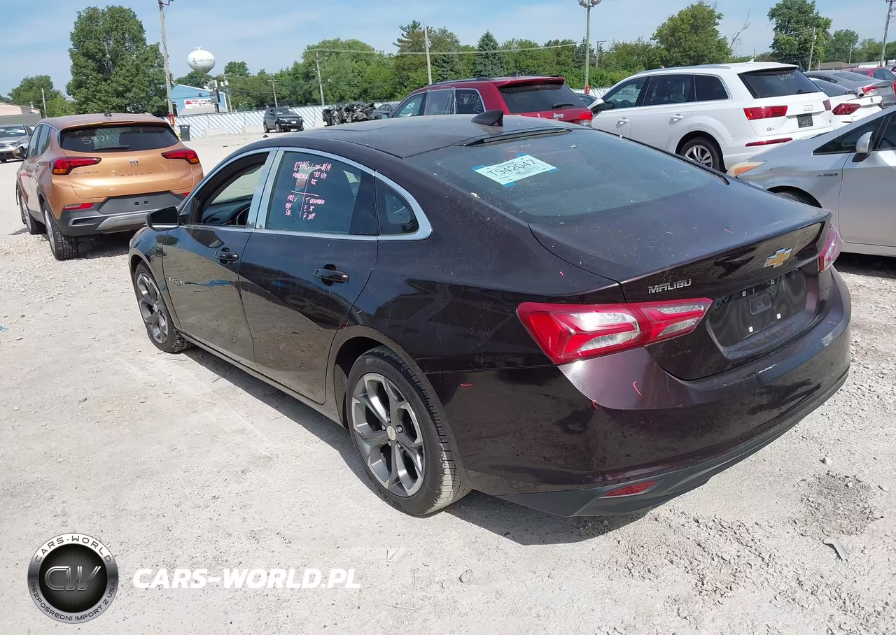 2021 Chevrolet Malibu Fwd Lt VIN:1G1ZD5ST5MF007697 - 3
