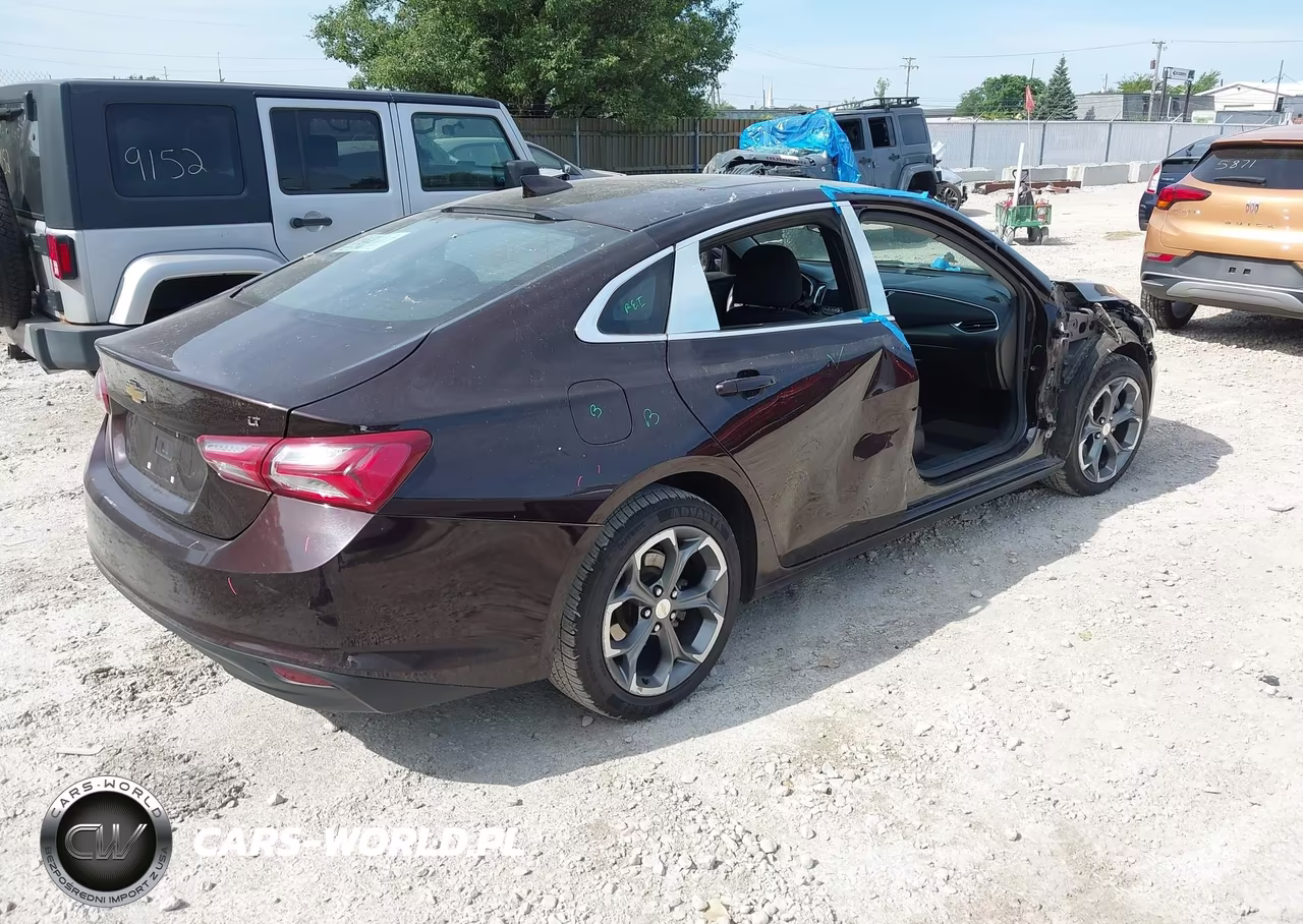 2021 Chevrolet Malibu Fwd Lt VIN:1G1ZD5ST5MF007697 - 4